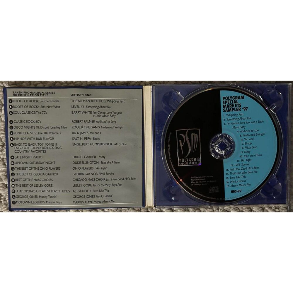 1997 New Release Sampler Rebound Records HDS-97 Polygram Special Markets CD
